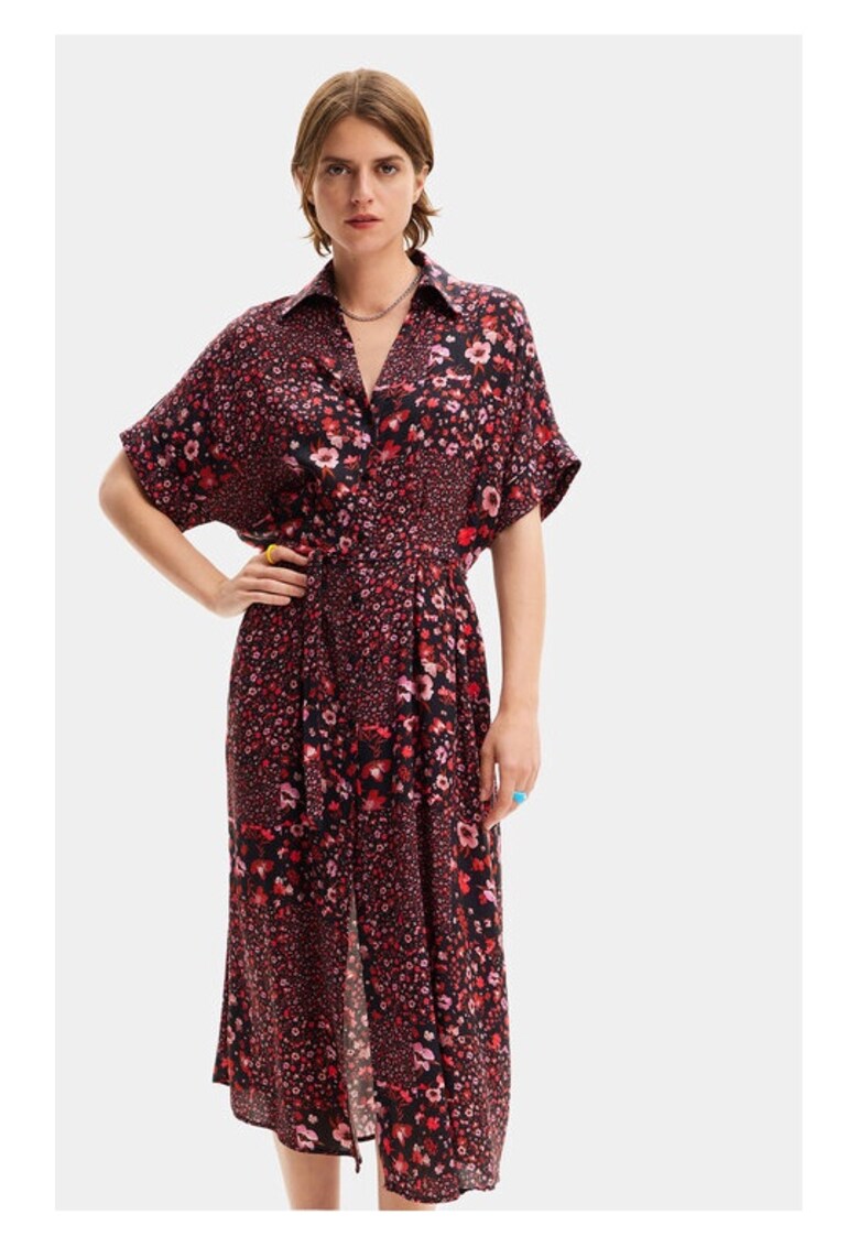 Rochie dama - 76886 - Negru - Viscoza