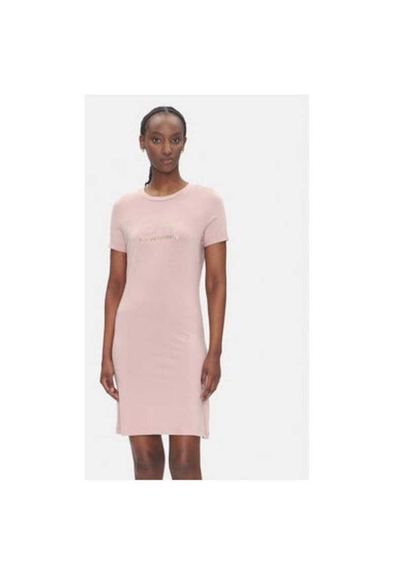Rochie dama Emporio Armani - 7W000478 AF12500 - Bumbac/Modal - Roz - Roz
