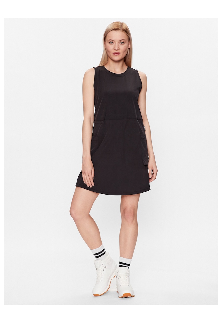 Rochie dama - Poliester - 302627707 - Negru