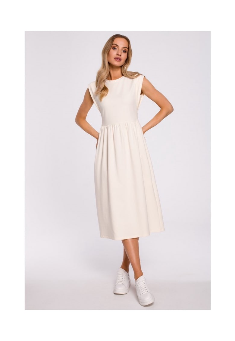 Rochie dama crem - Crem