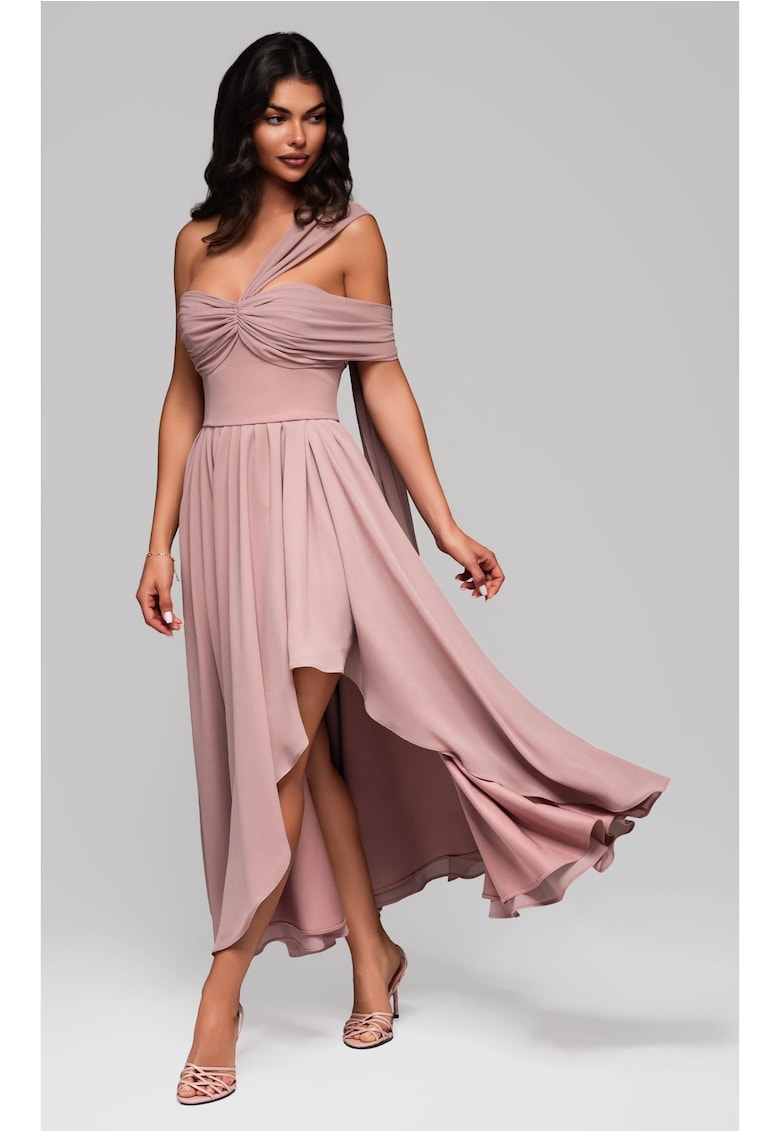 Rochie de seara Maxi LARICA LA-OM-DLR196 - Roz deschis