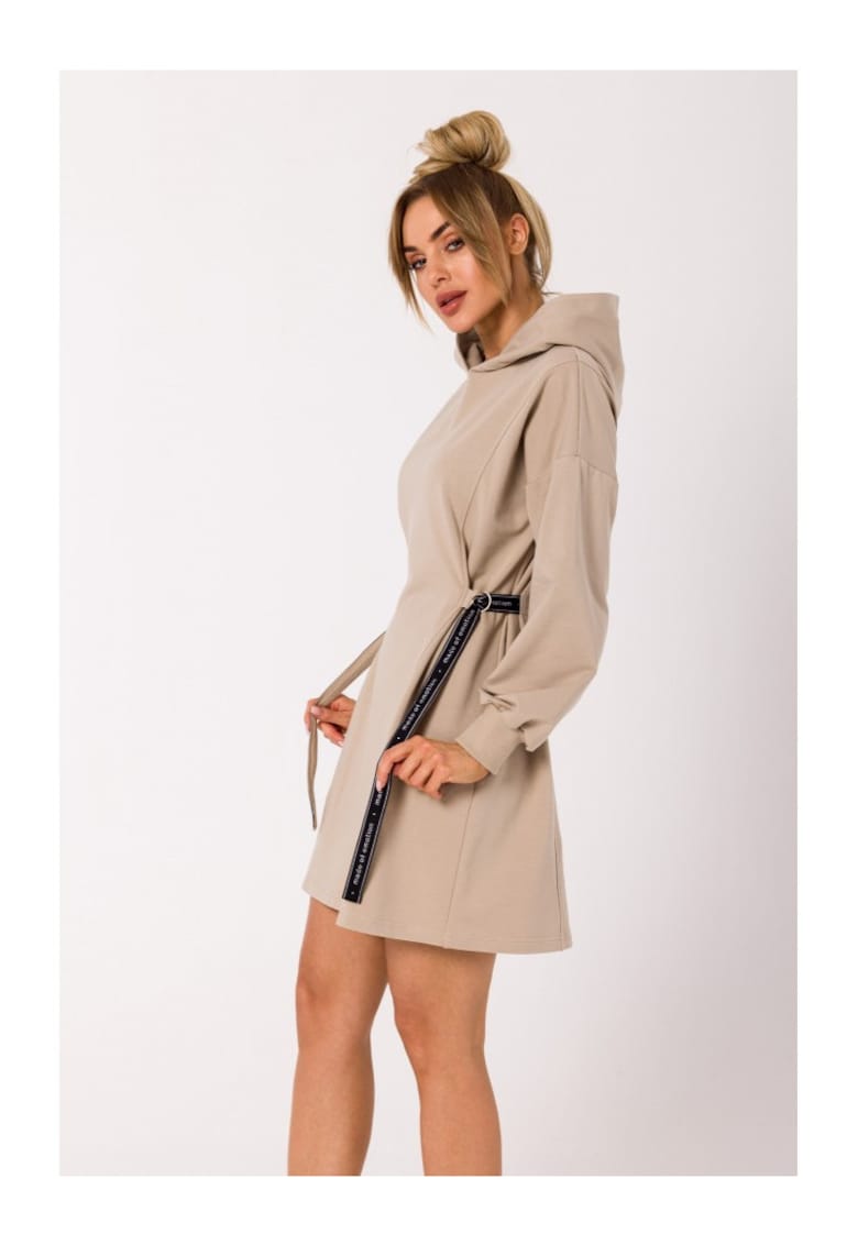 Rochie hanorac mini cu croiala oversize -