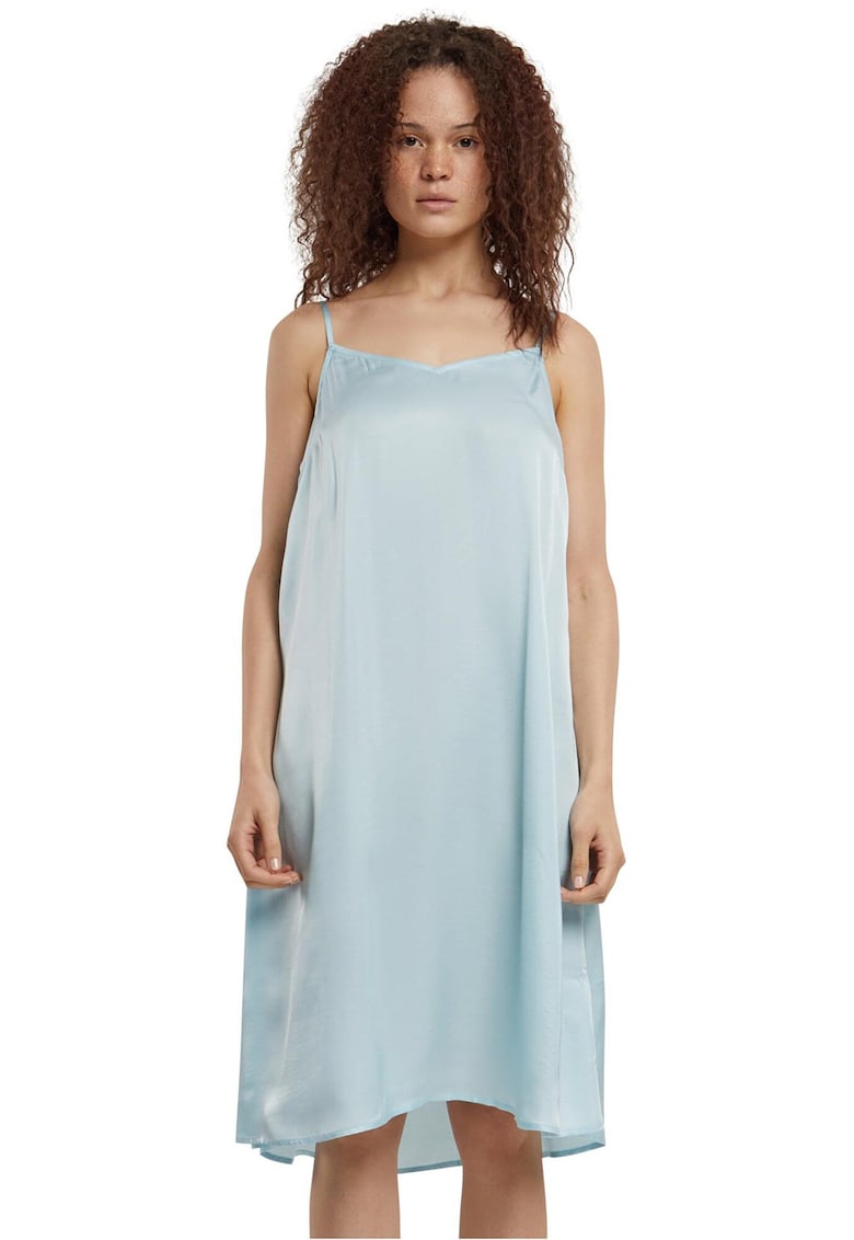 Rochie lejera cu bretele ajustabile - Albastru glaciar