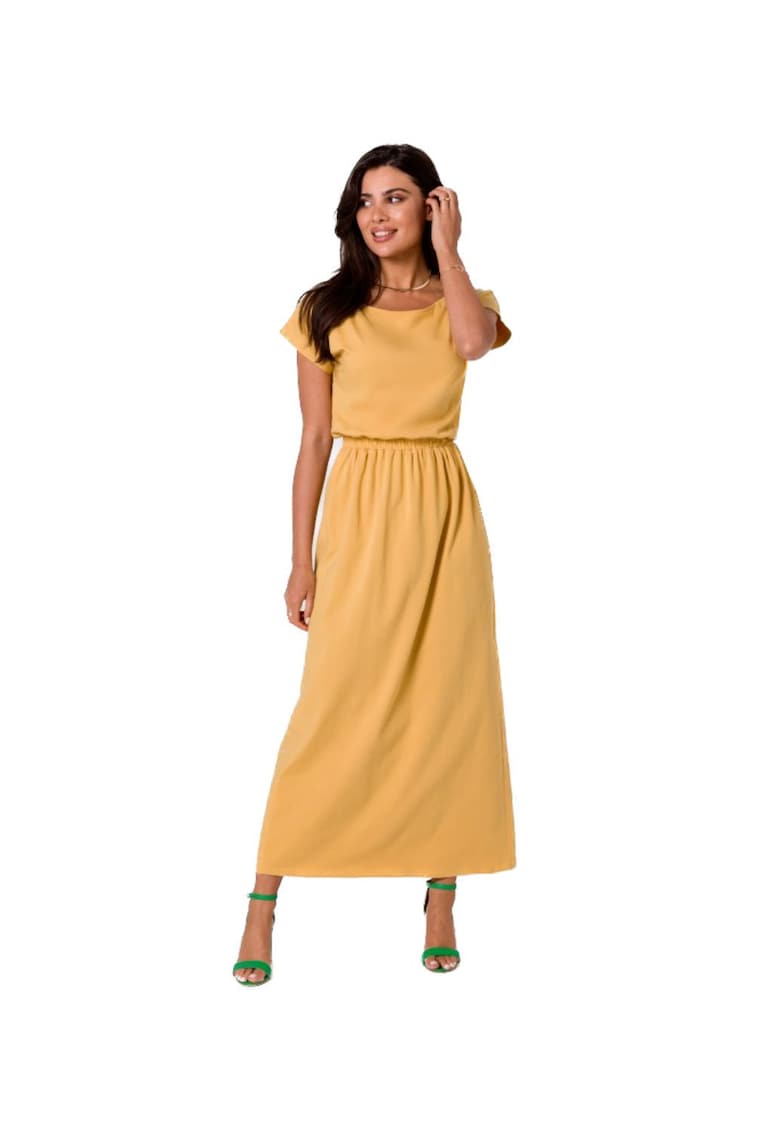 Rochie maxi cu elastic in talie -