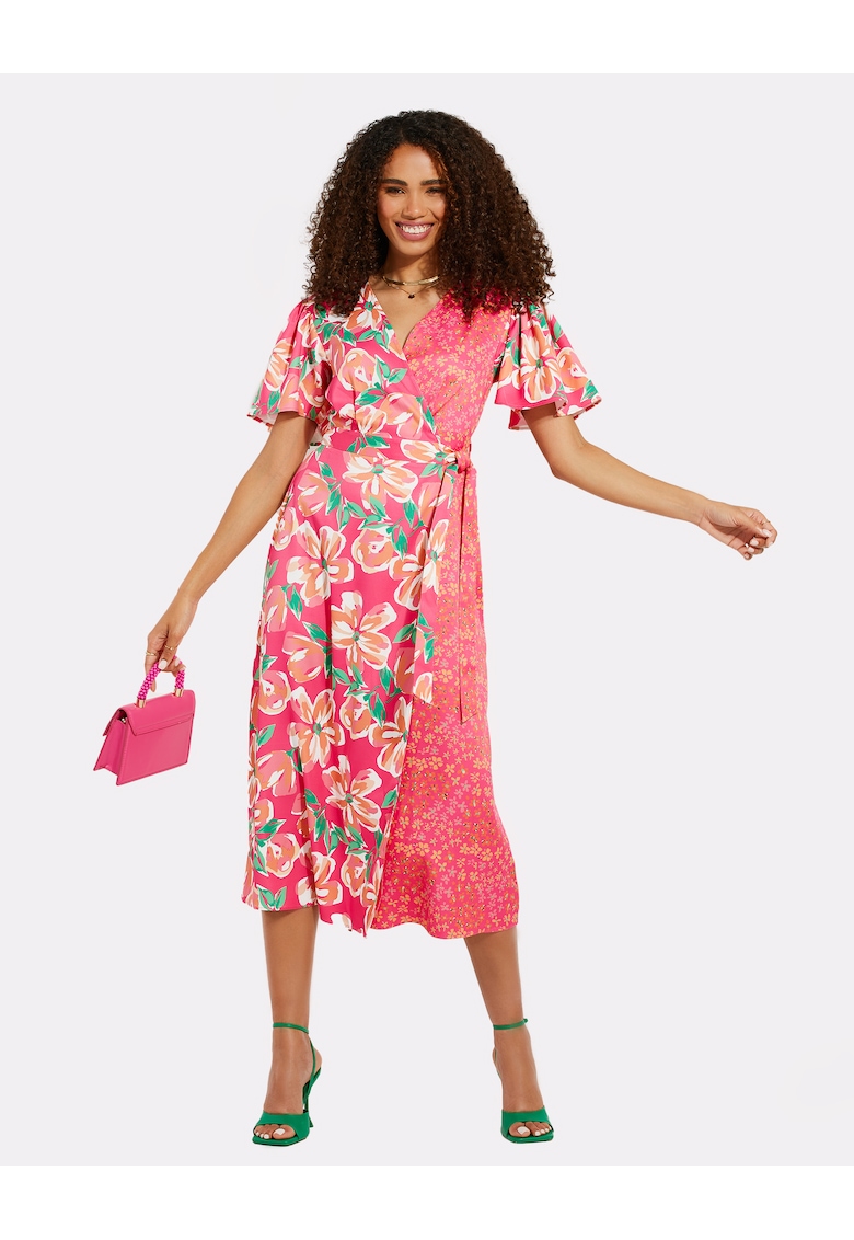 Rochie midi cu imprimeu floral Koko - Multicolor