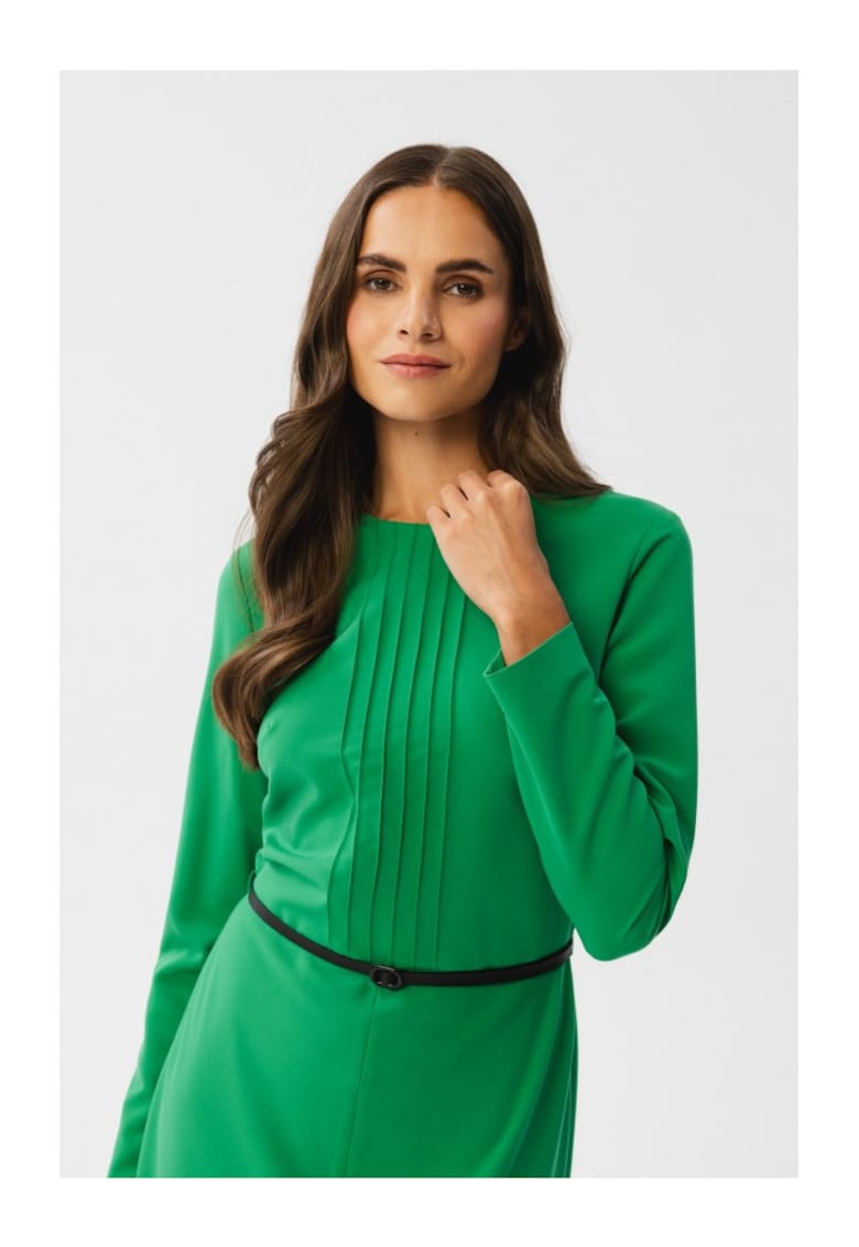 Rochie midi dama - Kerigor - verde deschis - Verde