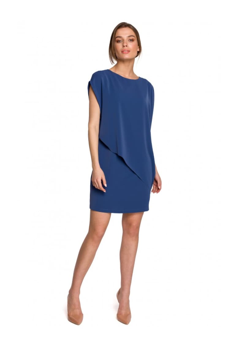 Rochie mini dama - Ishilla - cer albastru -