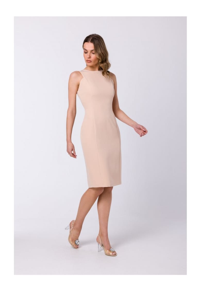 Rochie mini dama - Lilott - Bej