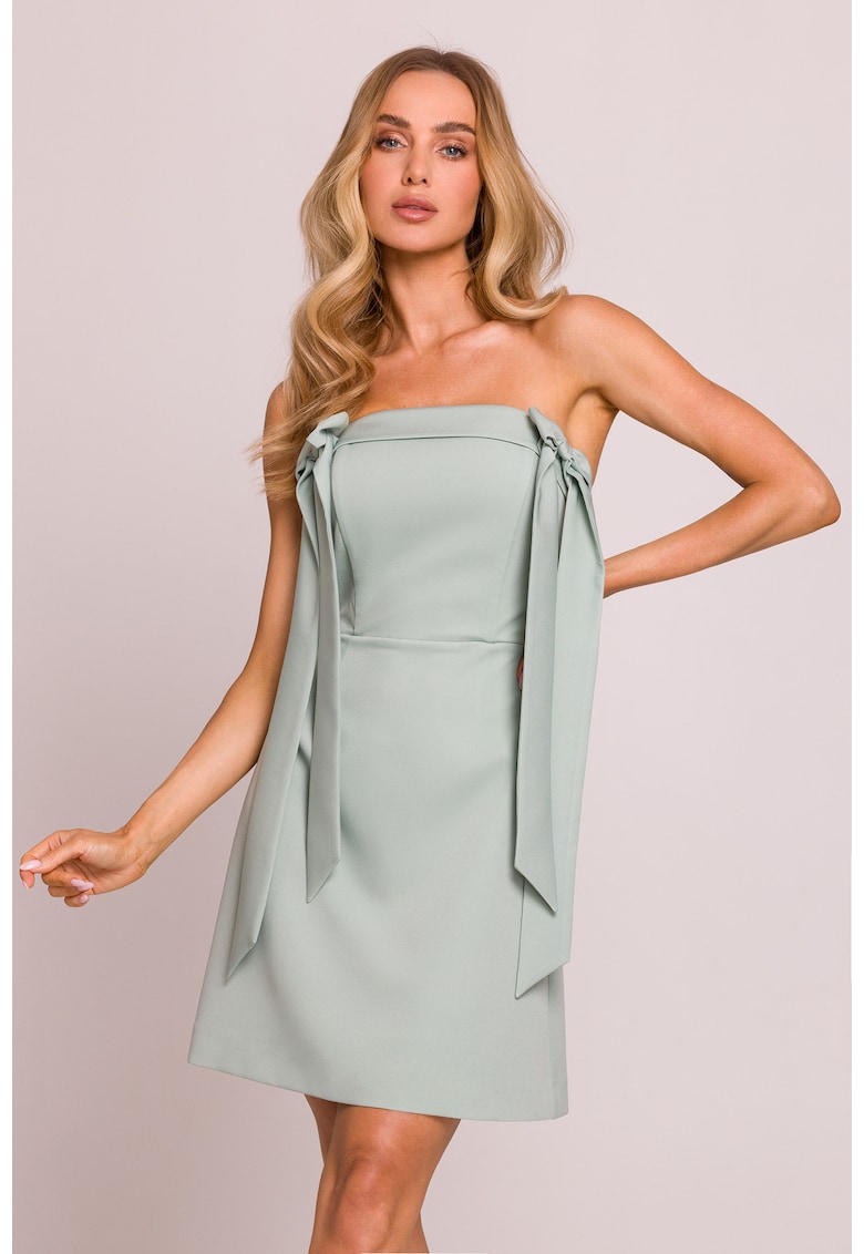 Rochie tip corset cu fundite -
